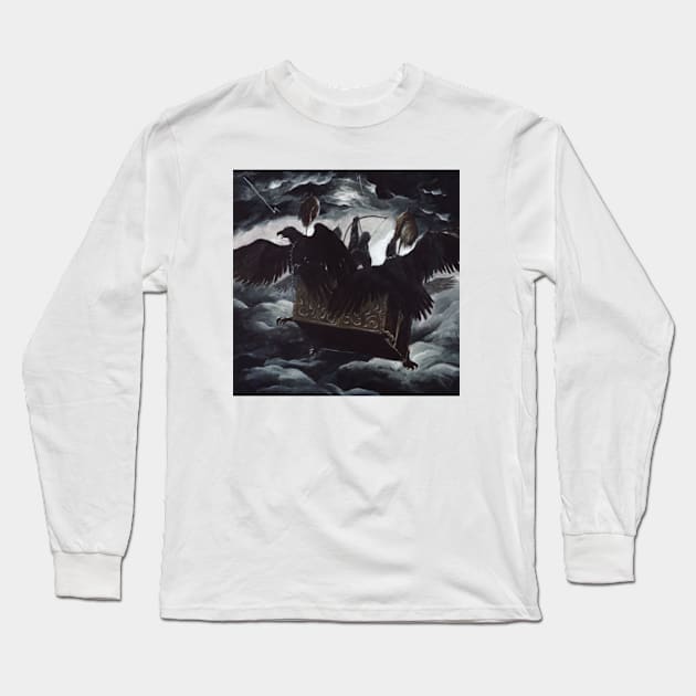 Deathspell Omega The Synarchy Of Molten Bones Album Cover Long Sleeve T-Shirt by Ahana Hilenz